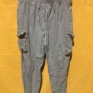Isaac Mizrahi kids Charcoal / Light Army Green Cargo Pants